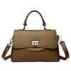 Luxury Large Capacity Multi-Layer Shoulder Messenger Bag, High Quality Leather Handbag for Women